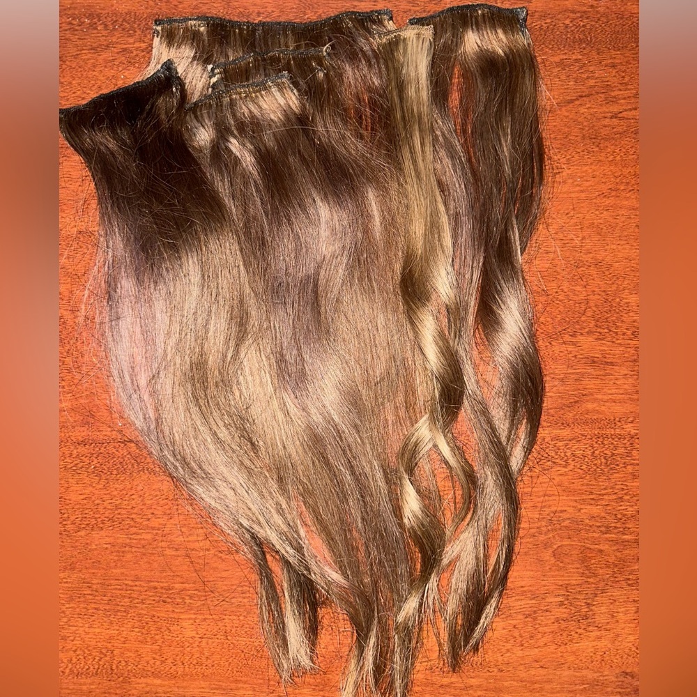 Blonde Clip-In Hair Extensions REMI🎀🤎